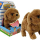 Interactive Puppy Battery Operated Brown Walks Moves His Tail Sound