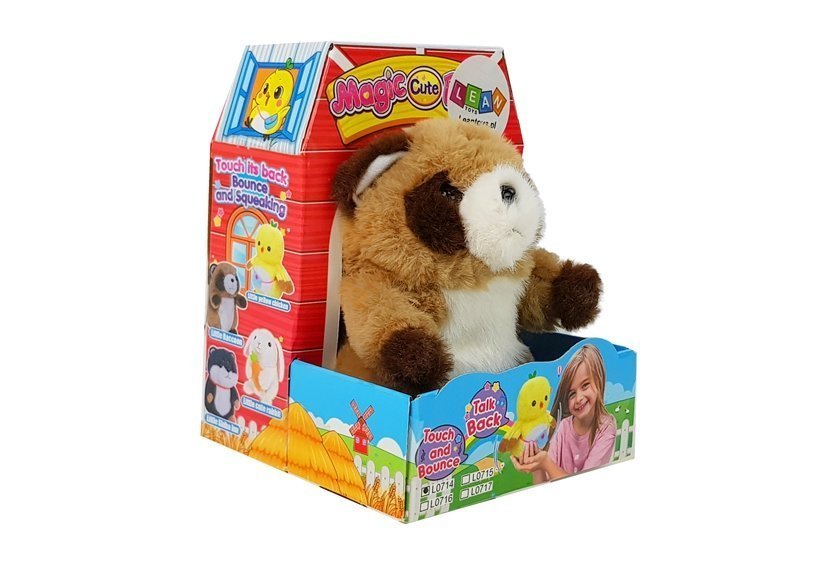 Interactive Talking Raccoon Repeating Words Plush