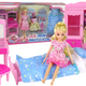 Doll + Furniture Set Bed Wardrobe Dressing Table