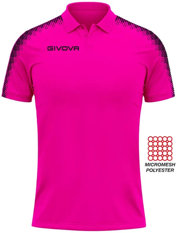 Tricou Polo Givova Polo Club Fuchsia Pink