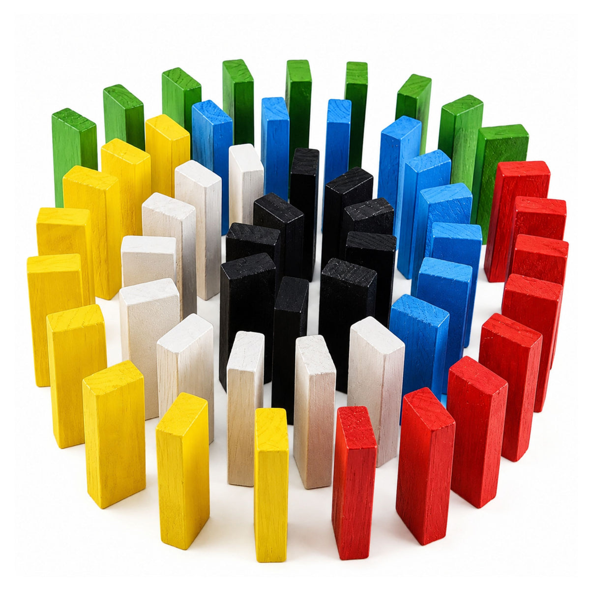 Family Arcade Game Wooden Puzzle Tower Colors Dexterity