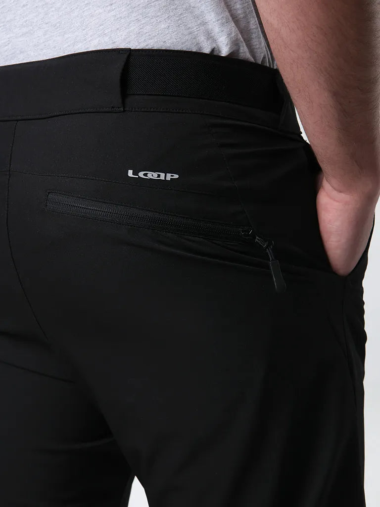 Férfi softshell nadrág loap urfinn fekete s