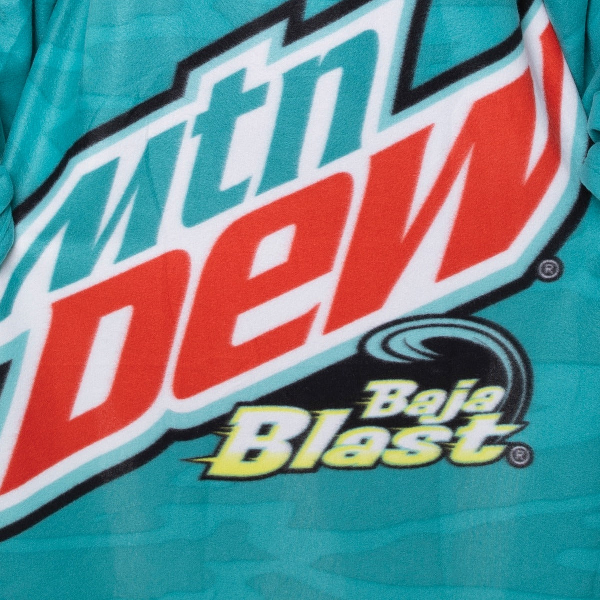 Snuggie Original - Couverture polaire - Avec manches - Mountain Dew Green Retro Blue