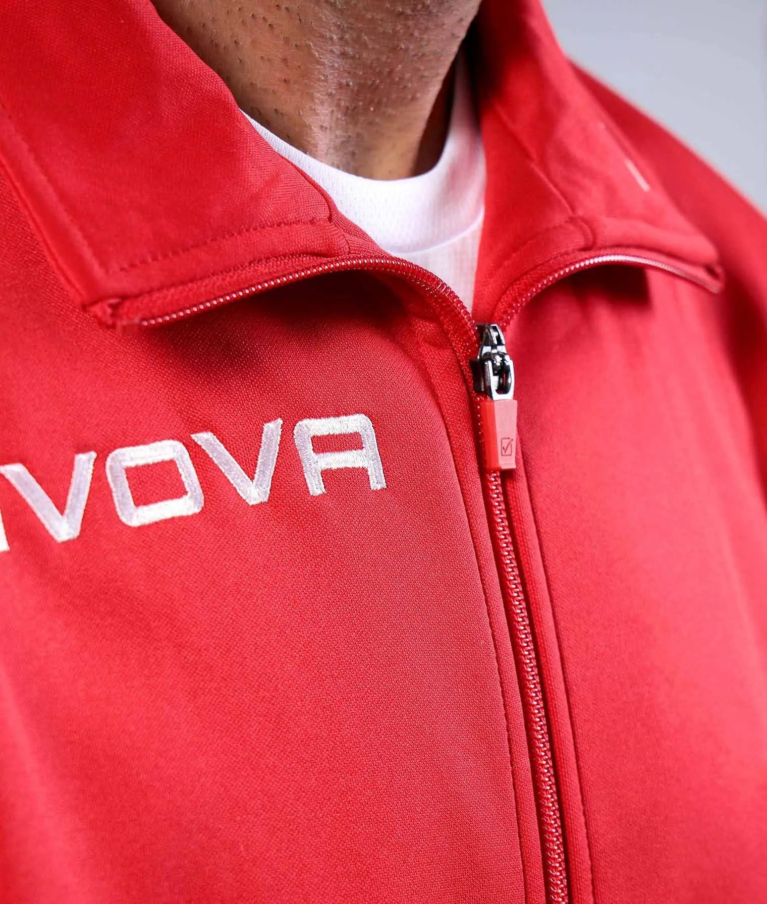 Felpa sportiva Givova Polarfleece Mono 500 Rossa
