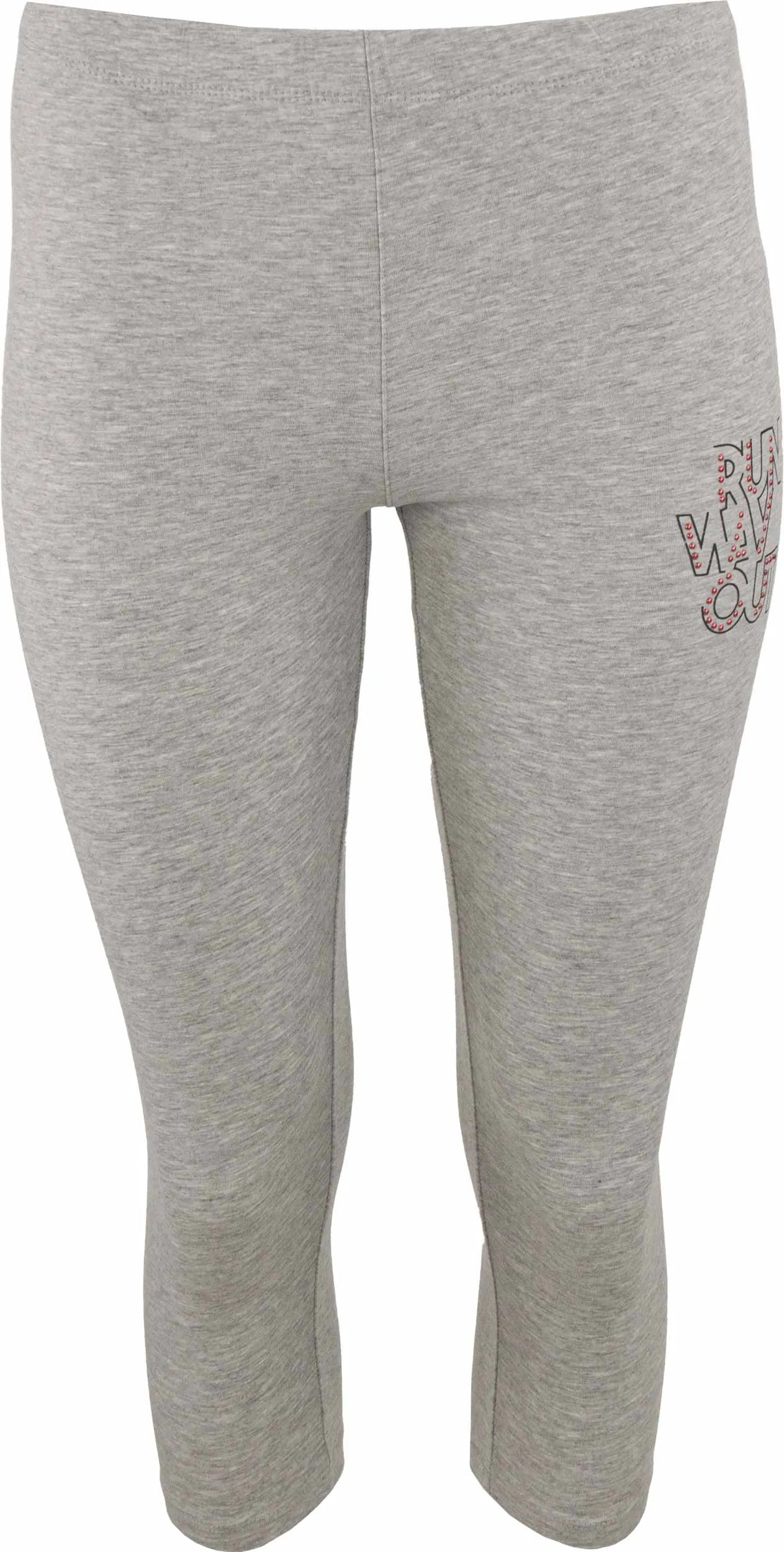 3/4-Leggings für Damen, Athl. Dpt Beata Melange Grau 2xl