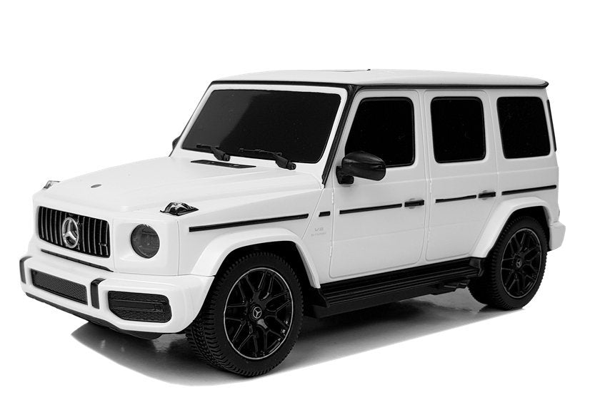Mercedes Amg G63 Remote Control Car Rc White 1:24