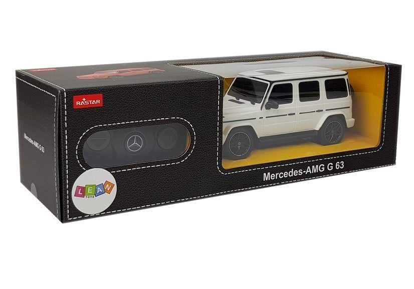 Mercedes Amg G63 Remote Control Car Rc White 1:24