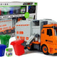 Diy Garbage Truck Sorter Kit Waste Sorting Game Screwdriver Sound Light Effects