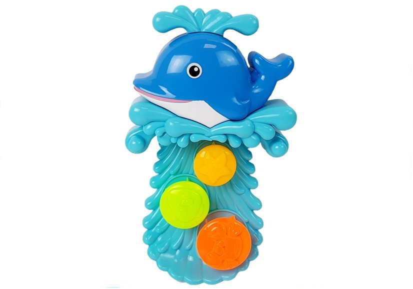 Dolphin Bathing Kit Sea Animals Plastic Waterfall