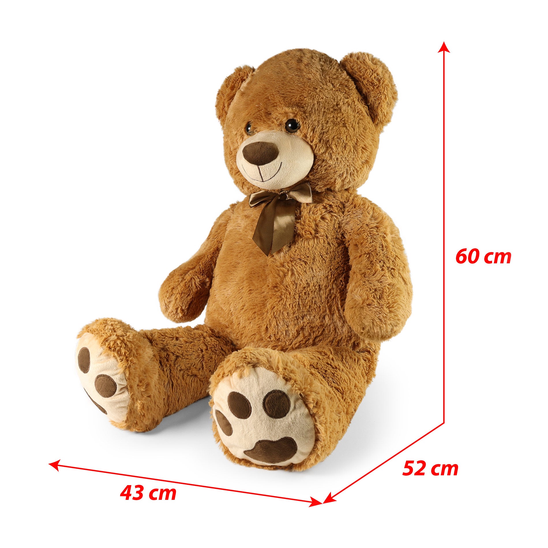 Big Teddy Bear Kuba With Tag 100 Cm