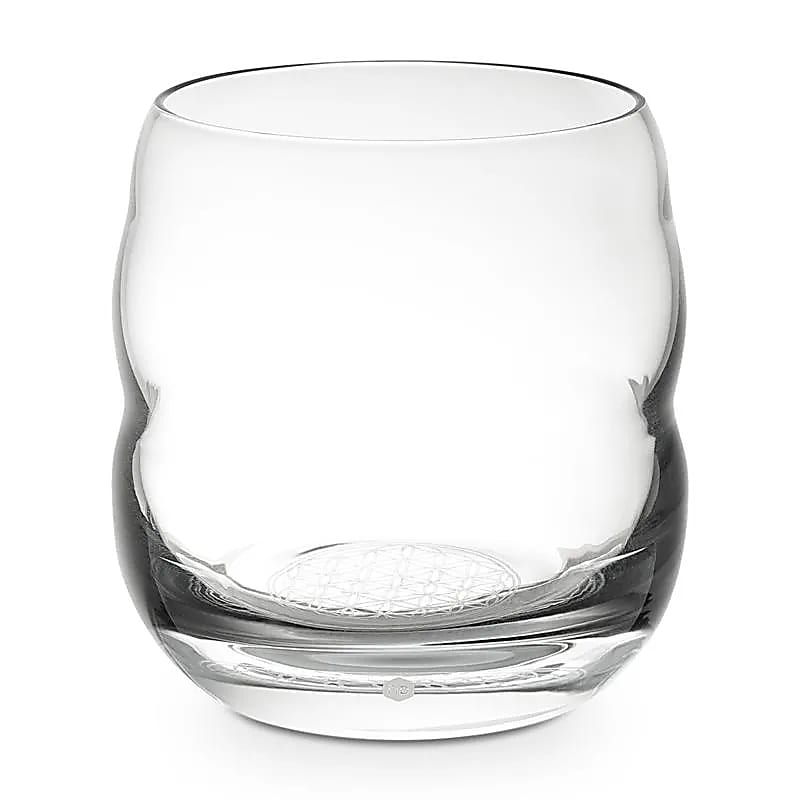 Pahar de băut Mythos Floarea Vieții Alb Gravat - 250 Ml