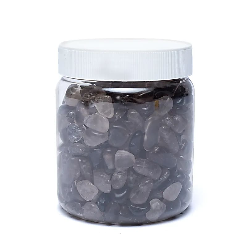 Clocha Tumbled Grianchloch Smokey A Cáilíocht - ±800g; ±0.5-2.5cm
