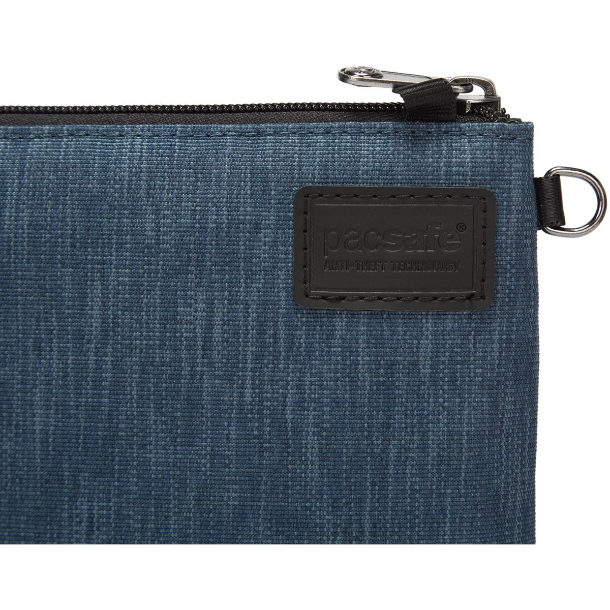 Husă mică de călătorie Pacsafe Rfidsafe Denim închis