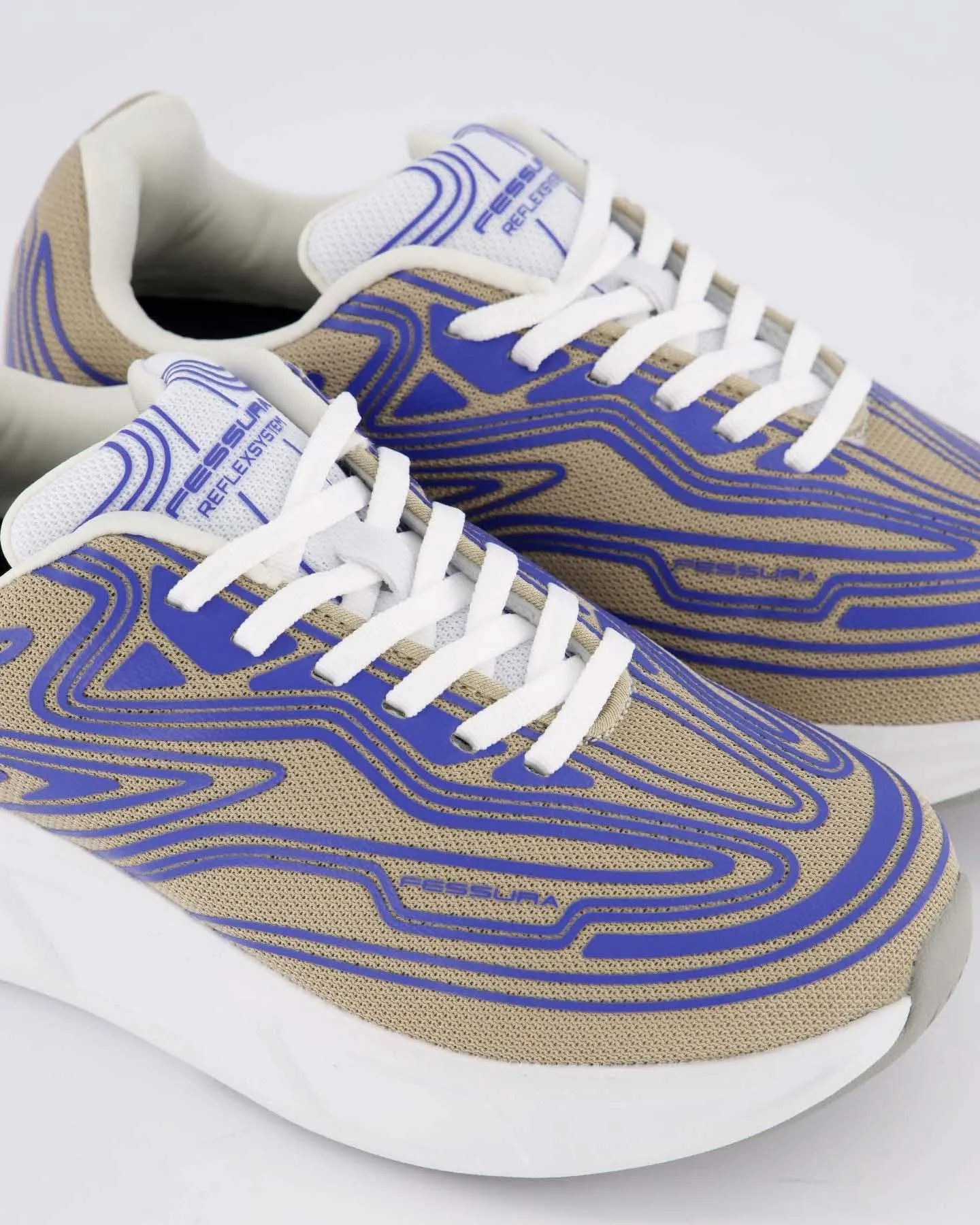 Uniszex cipők Fessura Wmns Runflex 01 Canvas Land/tinta fehér/füstszürke