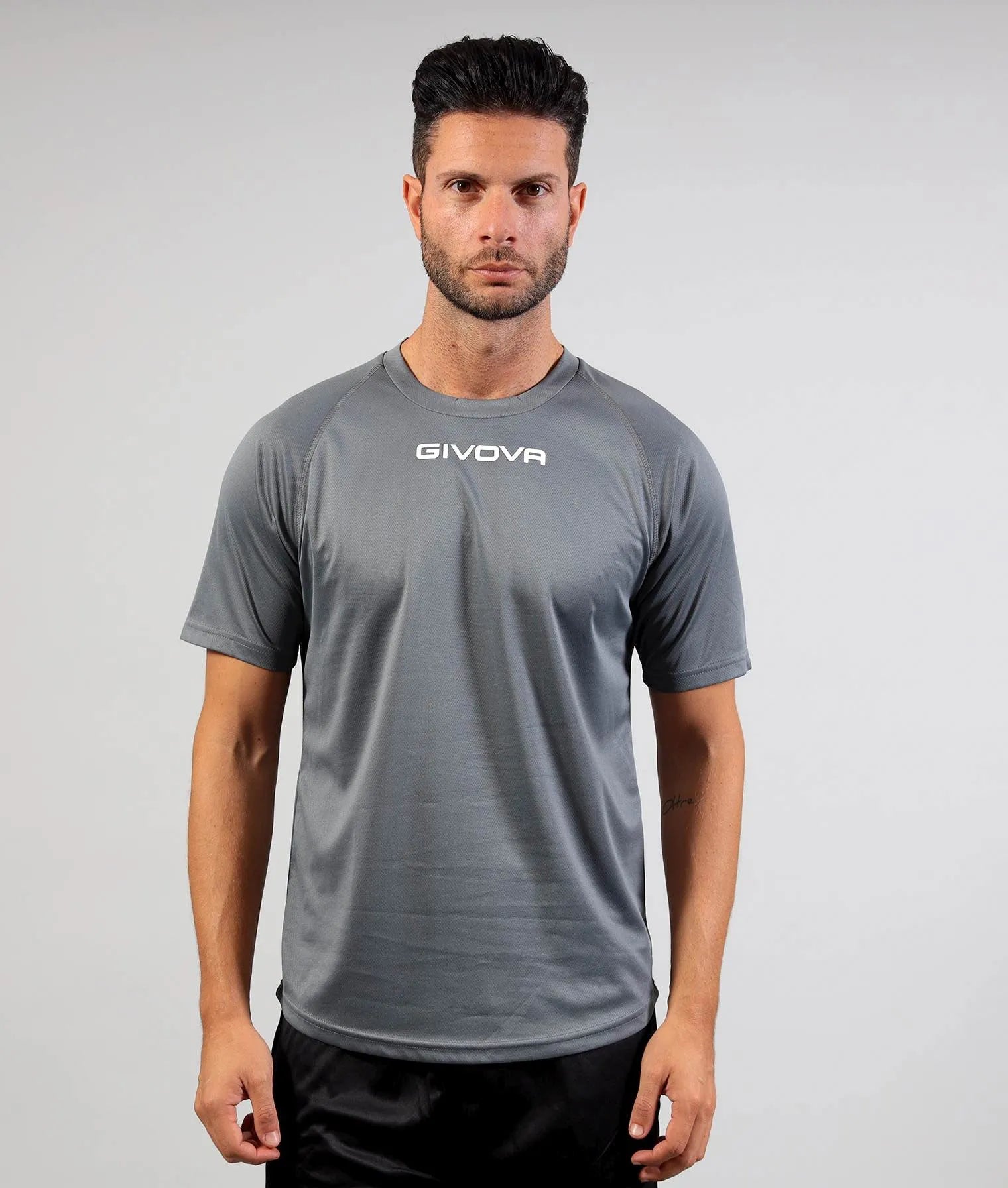 T-shirt de sport Givova One Microforata Gris