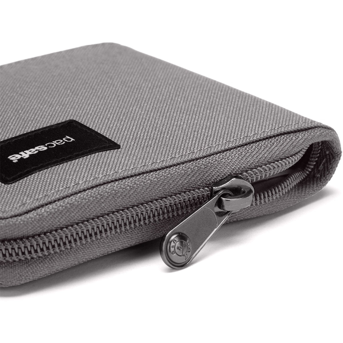 Pacsafe Rfidsafe Zip Around Wallet Stone