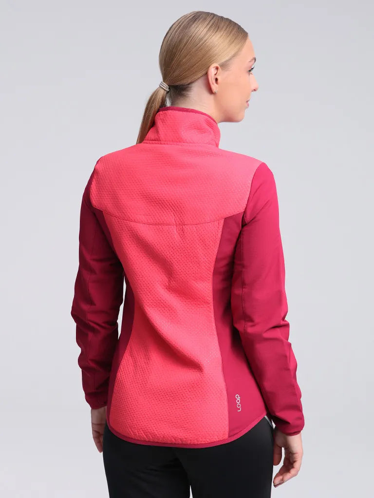 Damska kurtka softshell Loap Urabuna w kolorze różowym
