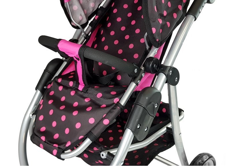 2in1 Stroller With Black And Pink Bag