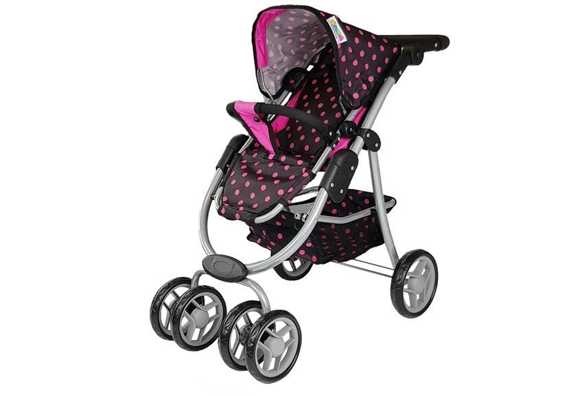 2in1 Stroller With Black And Pink Bag