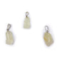 Pasador colgante de piedra preciosa de cuarzo azufre perforado, paquete de 5 piezas - ± 2-3 cm