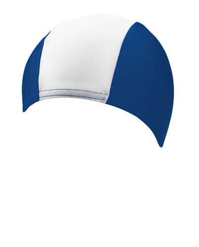 Gorro de natación Beco para hombre | licra | Azul/blanco/azul