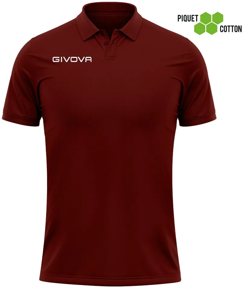 Poloshirt Givova Polo Cotone Piquet Summer Red