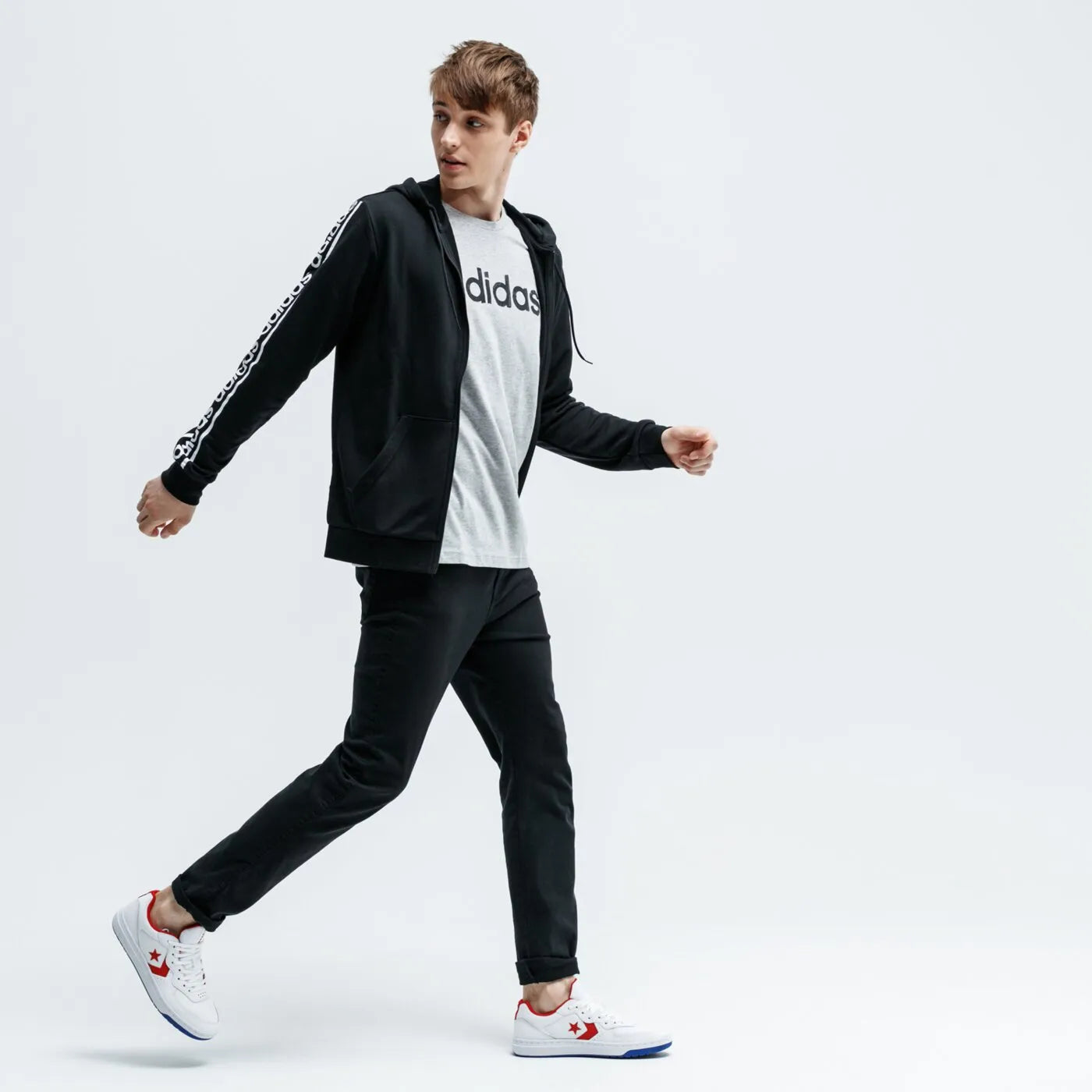 Мъжки суичър Adidas Men 90s Black