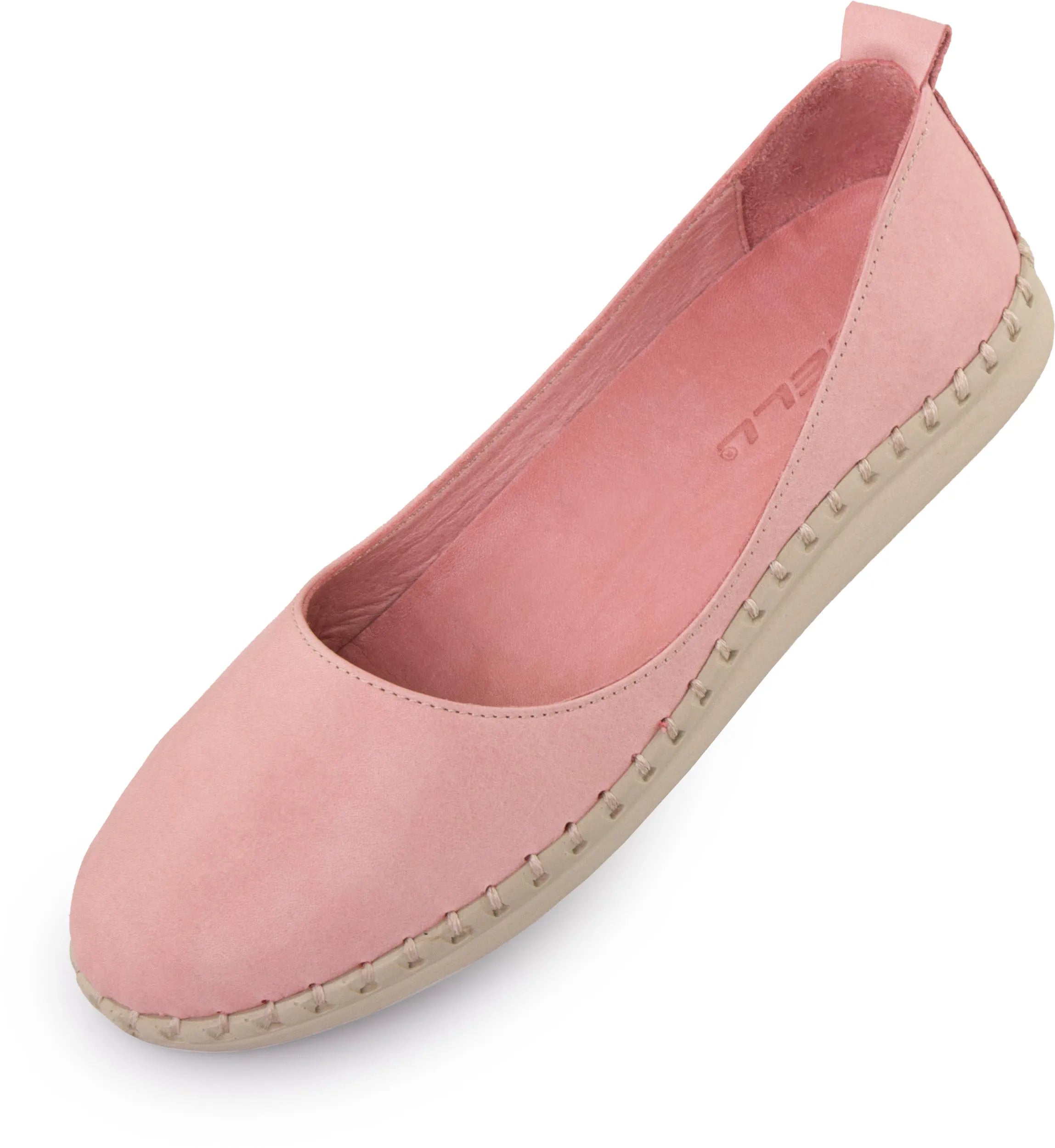 Women's Leather Ballerinas Nell Aurora Pink