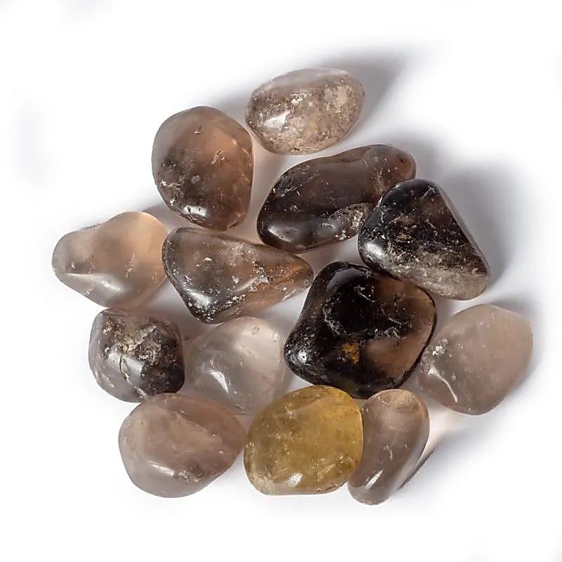 Rookkwarts Trommelstenen A Kwaliteit - 3x4cm; 500 gram