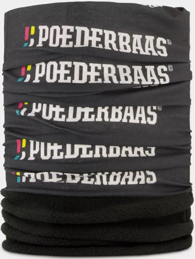 Winter-Halswärmer Poederbaas Neckwarmer Schwarz 02 Schwarz