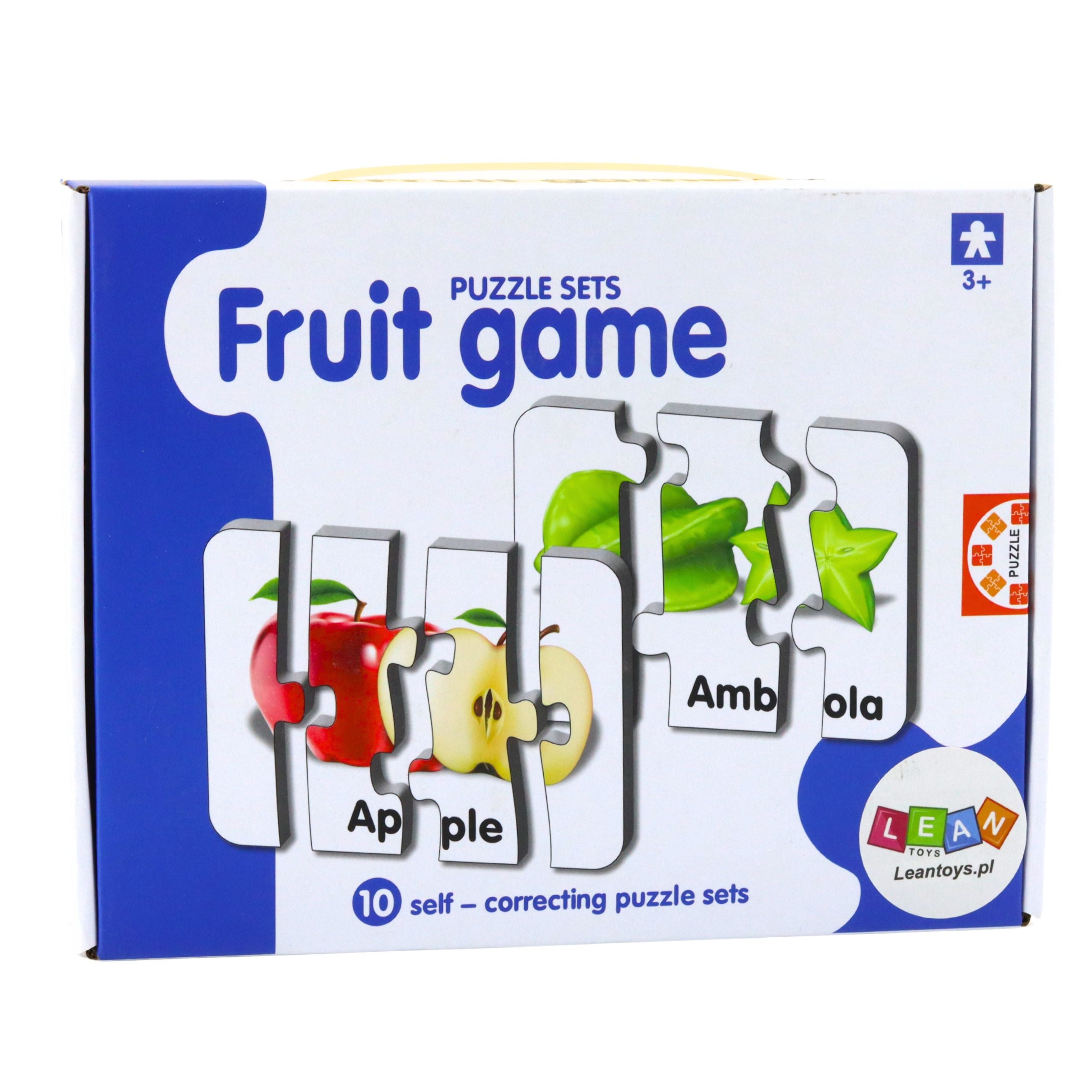 Educational Puzzle Fruit Jigsaw Puzzle 10 Connections