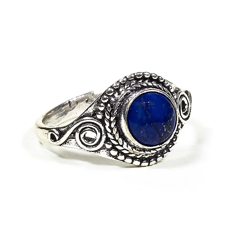 Prsteň s Lapis Lazuli --1cm Balenie 3ks - 1cm