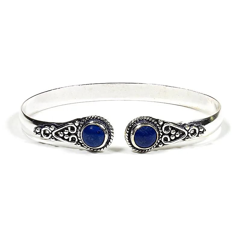 Bracelet With Lapis Lazuli --package Of 2 Pcs - ±6.5cm