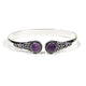 Bracelet With Amethyst --package Of 2 Pcs - ±6.5cm