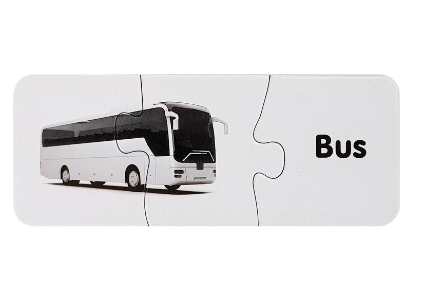 Educational Puzzle Transport Puzzle 10 Connections
