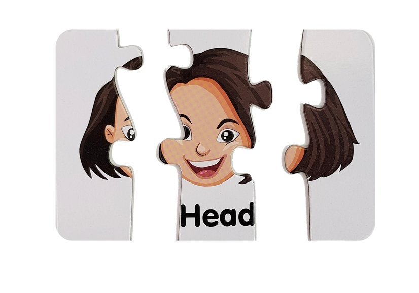 Educational Puzzle Body Parts Jigsaw Puzzle 10 English Connections