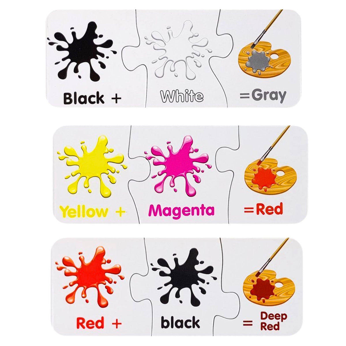 Educational Puzzle Colors In English 10 Connections
