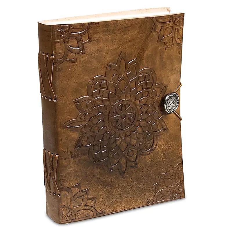 Notitieboek Mandala Met Kunstleren Cover - 250g