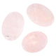 Worry Stones Rose Quartz --pachet De 3 Buc - 4 Cm