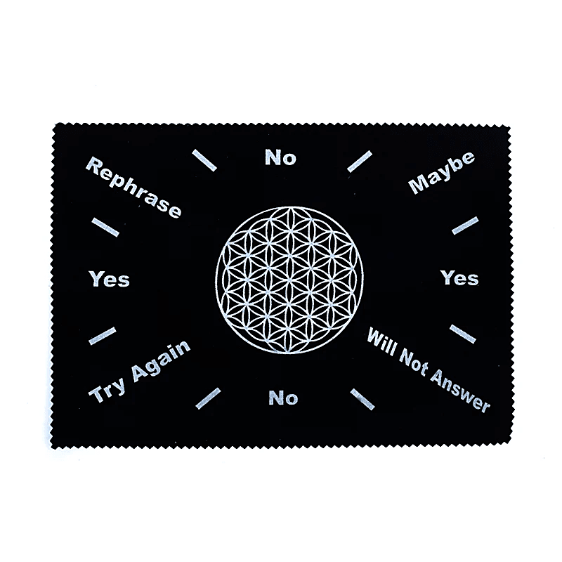 Pendulum Mat Flower Of Life --package Of 2 Pcs - 30x20cm