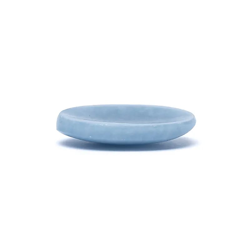 Sorgensteine Angelit – ±2,5 x 4,5 cm, Packung mit 3 Stück
