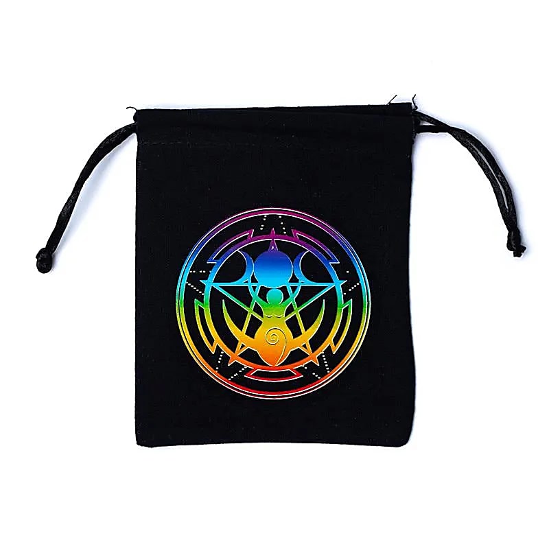 Geanta de bumbac Goddess Black -- 12x105cm Pachet de 10 buc - 12x10.5cm Pachet de 10 buc