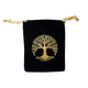Кадифена торбичка Tree of Life --пакет от 10 бр. - 10x11см