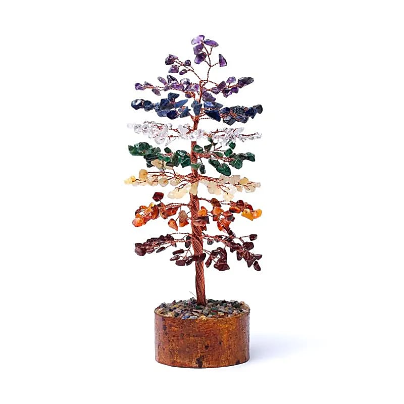 Gemstone Tree 7 Chakras - ±23cm