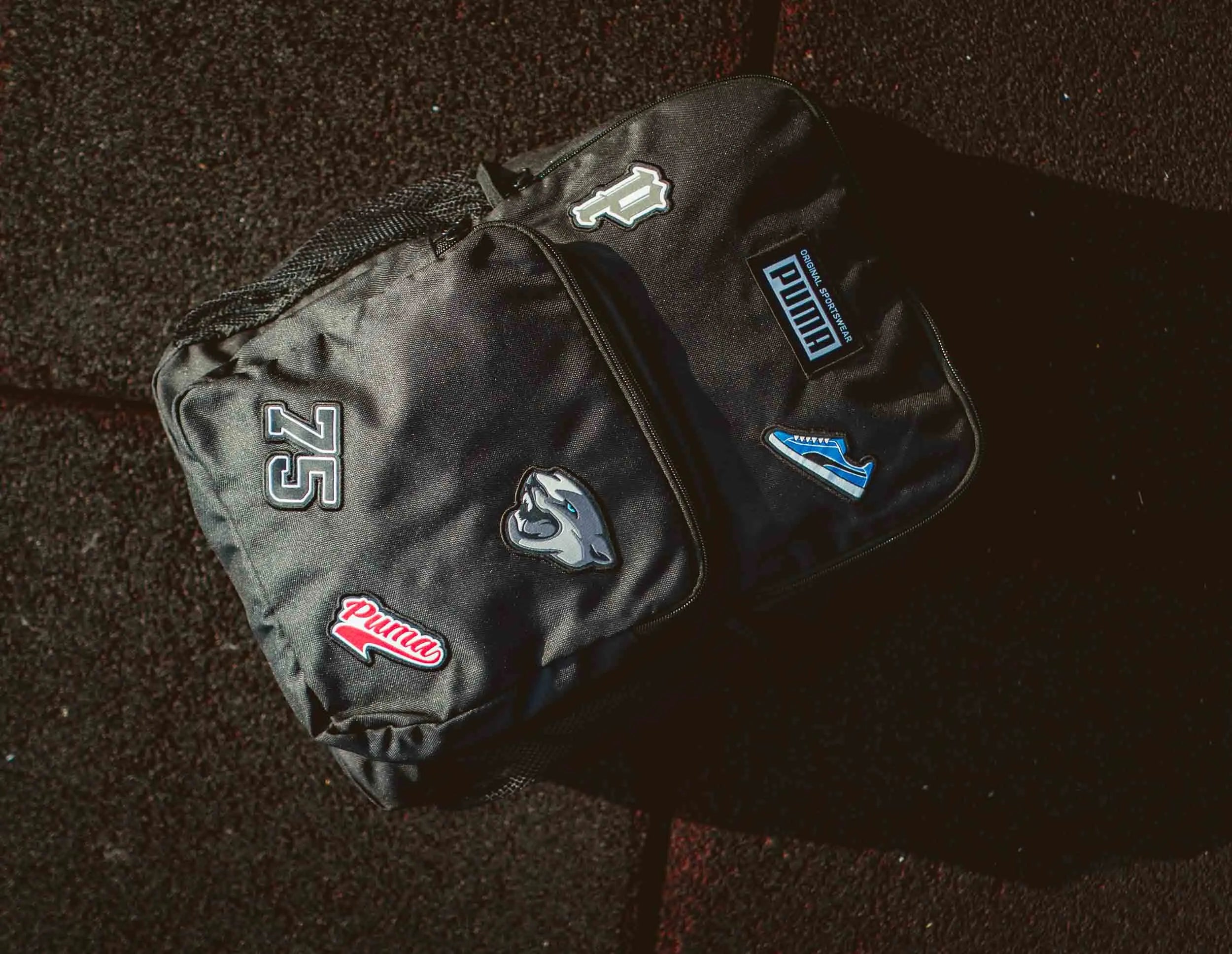 Puma Unisex Patch Backpack Black