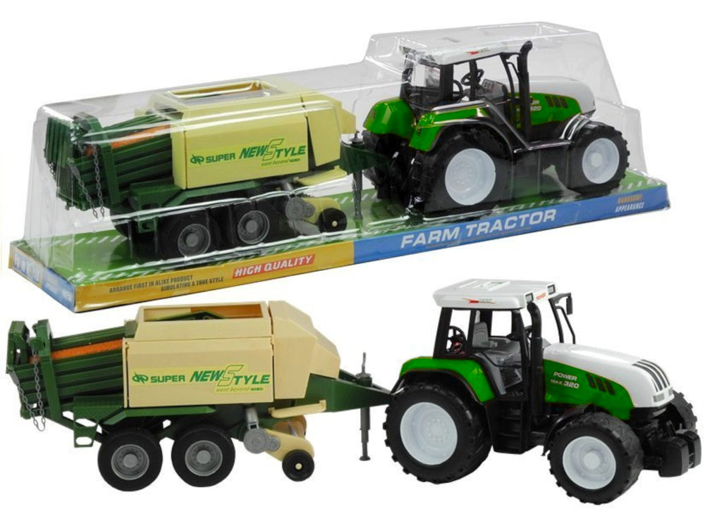 Large Tractor With A Trailer Agricultural Machine 65 Cm