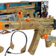 Military Weapon Set Rifle Pistol Headphones Whistle Lights