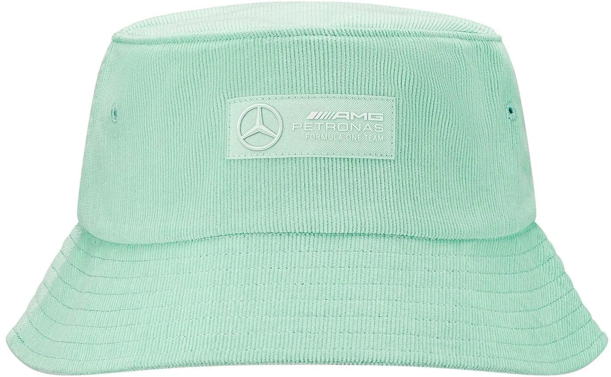 Mercedes Mapf1 Fw Cappello da pescatore in cordoncino retrò unisex verde menta
