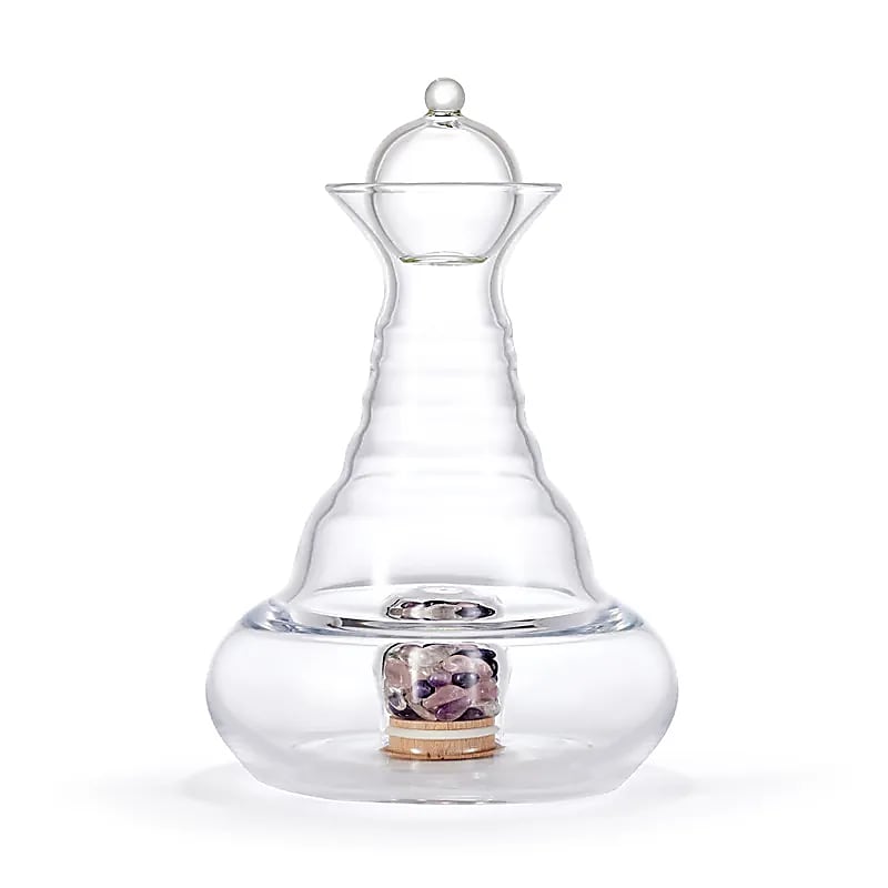Carafe à eau vitale Alladin avec pierres précieuses - 1200 ml