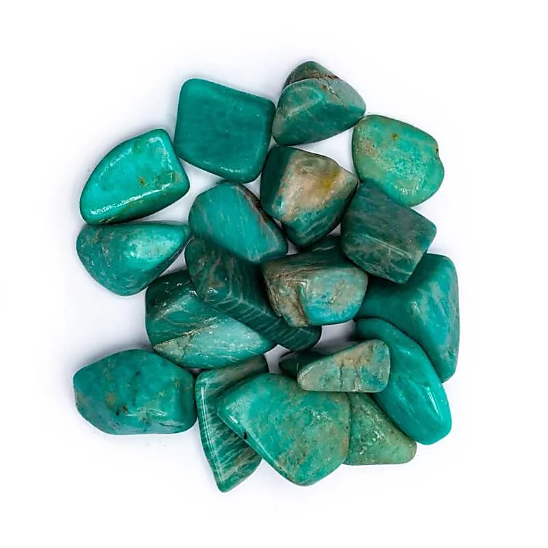 Tumbled Amazonite A Quality - ±2-4 Cm; ±500 G